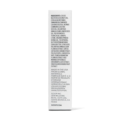goop Beauty Clean Lip Balm | Dry Lips Treatment | Coconut Oil, Pomegranate Extract, & Shea Butter | Petroleum Free | 0.16 oz goopBuy Supplements Australia
