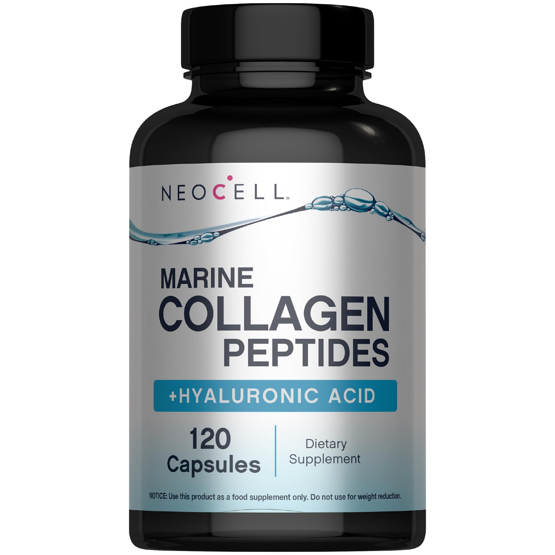 NeoCell Marine Collagen Peptides Capsules | 120 Pills | with Hyaluronic Acid | Plus Vitamin C | for Women and Men NeoCell buy supplements Au