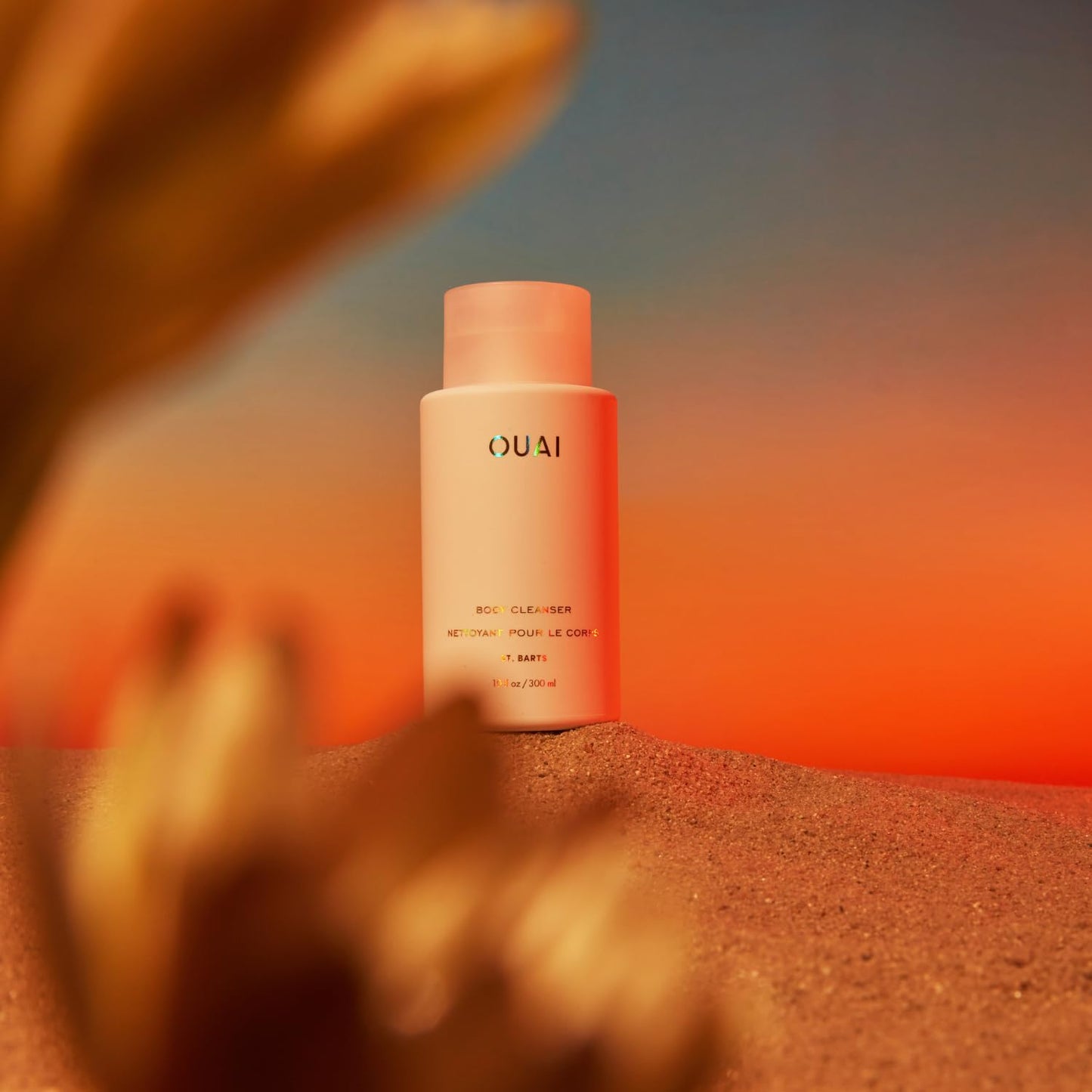 OUAI Body Cleanser, St. Barts - Foaming Body Wash with Jojoba Oil and Rosehip Oil to Hydrate, Nurture, Balance and Soften Skin - Paraben