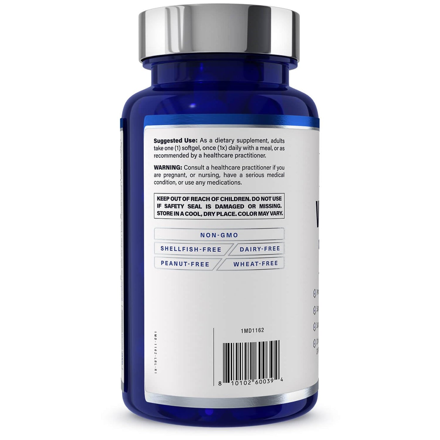 1MD Nutrition VisionMD Eye Vitamin CARMIS - Eye Supplement for Adults - with OptiLut Lutein & Zeaxanthin - Supports Vision Health Care, Everyday Eye Strain