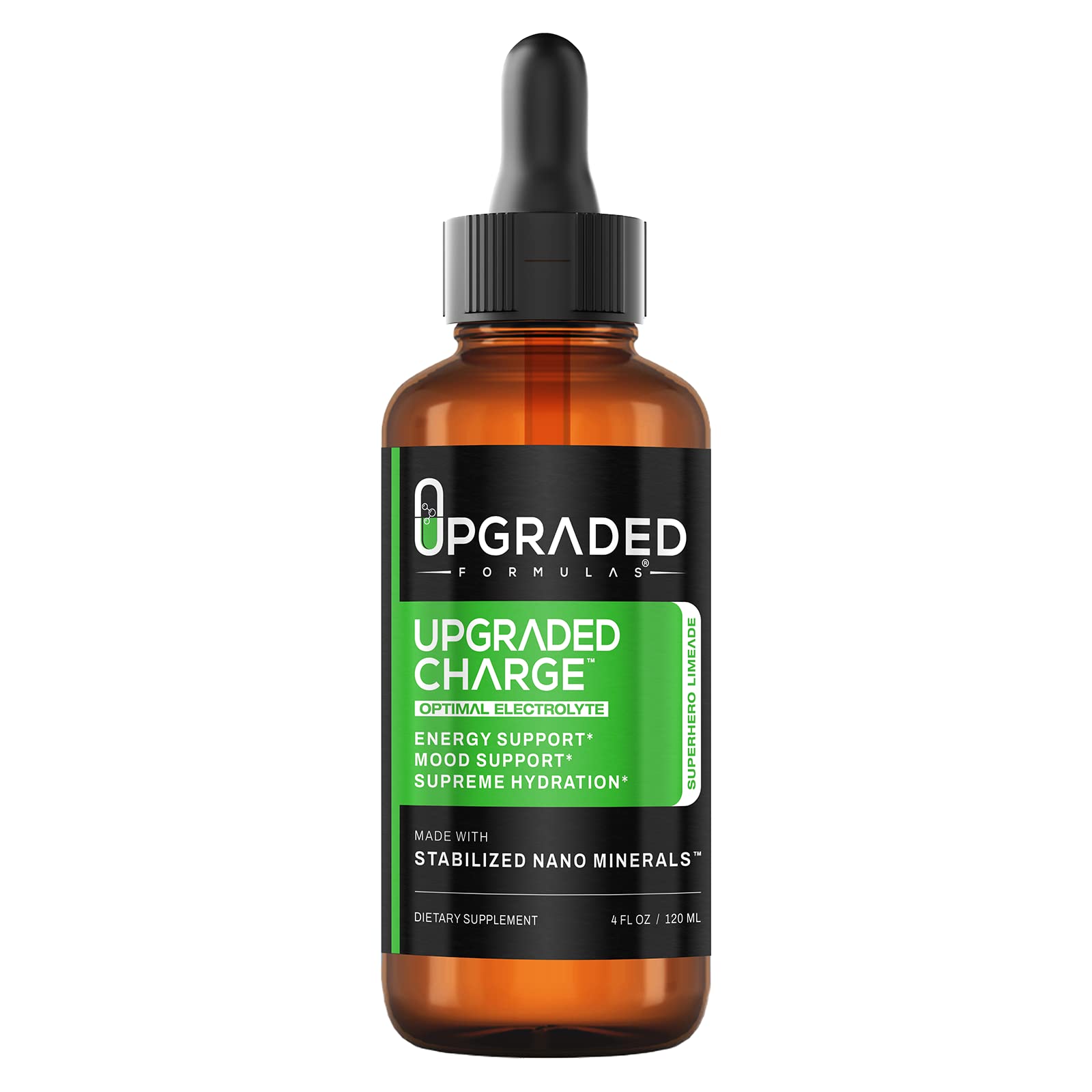 Upgraded Formulas Upgraded Charge Optimal Electrolyte Blend with Liquid Nano Minerals Dietary Supplement, 4 Fluid Ounces Upgraded FormulasBuy Supplements Australia
