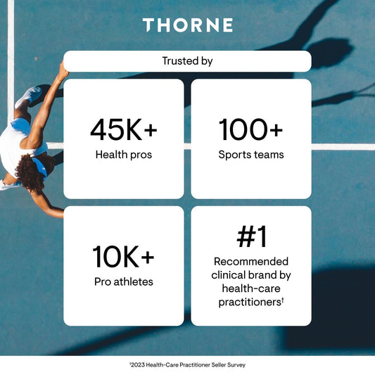 Thorne Rhodiola - Botanical Supplement for Stress Relief - Enhances Sleep, and Mental Focus - 60 Capsules