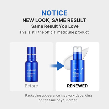 medicube Exosome Shot Zero 7,500 PPM Spicule Facial Serum | Liquid Skin Booster Serum | Exosome, AHA+BHA+PHA | Pore Care, Dead Skin Cells,