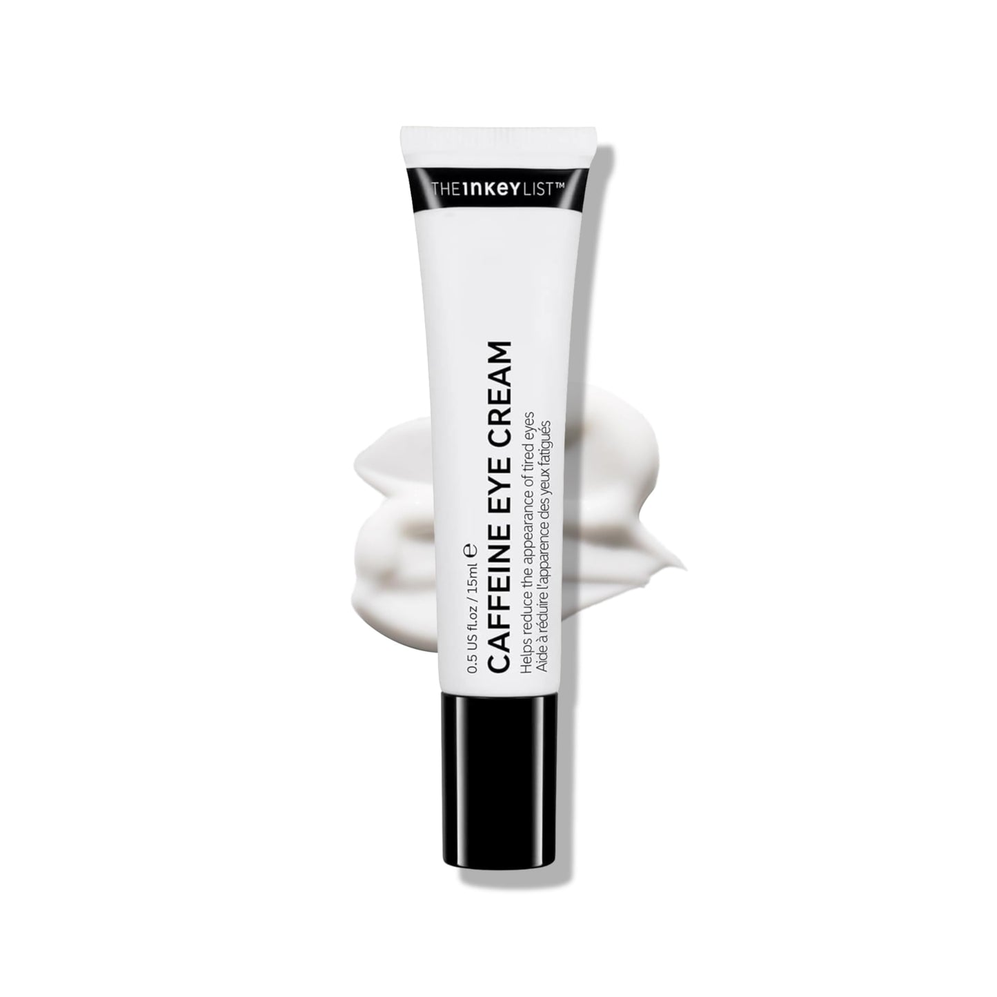 The INKEY List Caffeine Eye Cream, Reduce Eye Puffiness and Dark Circle, Blur Fine Lines, 0.5 fl oz