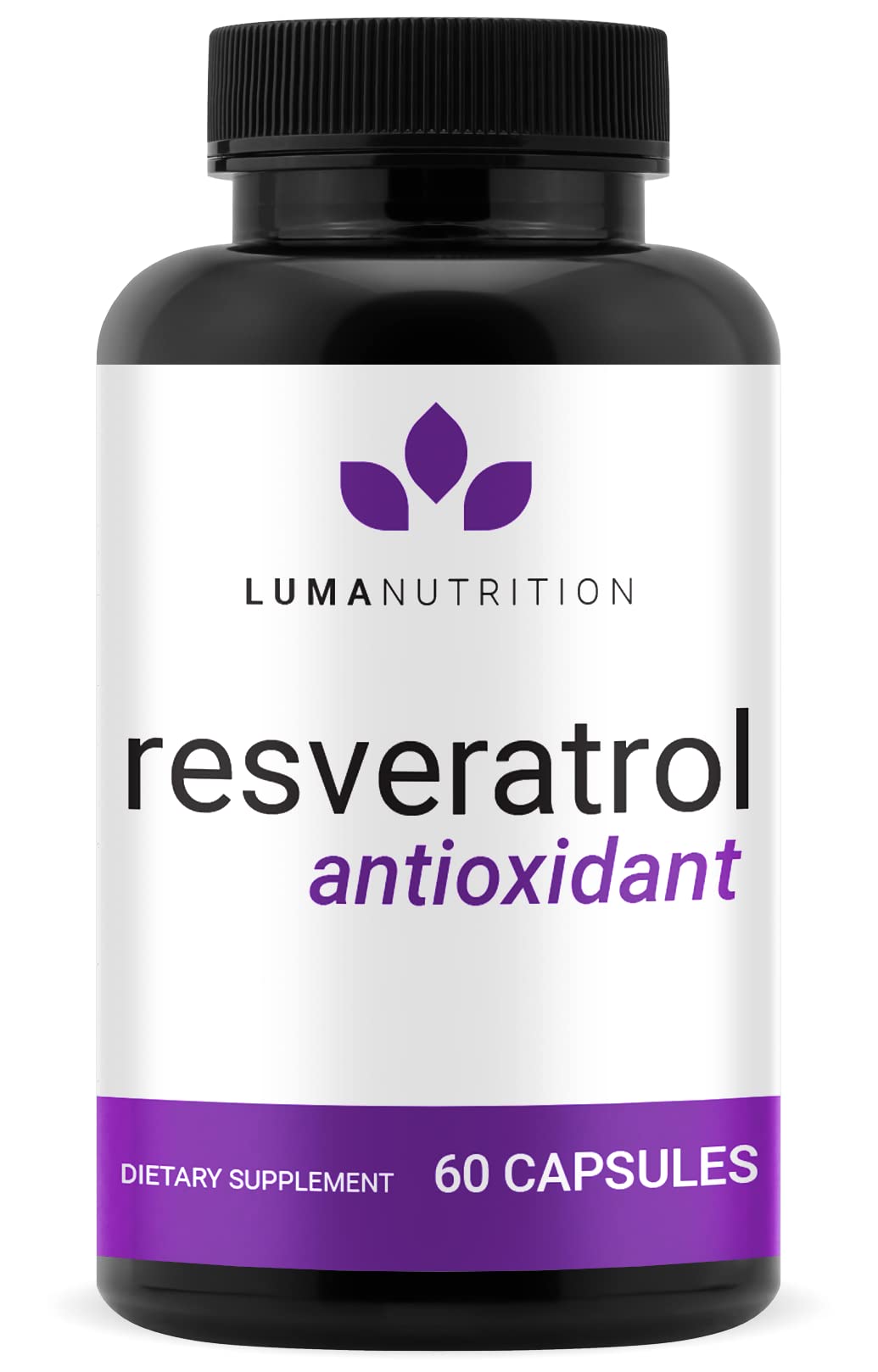 Luma Nutrition High Purity Resveratrol Supplement - 98% Trans-Resveratrol - Antioxidant - Resveratrol Capsules