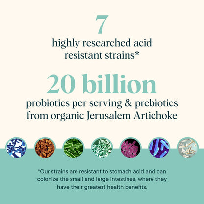 Ora Organic Prebiotic and Probiotic Powder Supplement - 20 Billion Probiotics, 7 Strains for Best Prebiotic Powder, Non-GMO, Probiotics for Women, Men & Kids - Lavender Lemonade Flavor, 30 Servings Ora Organic buy supplements Au