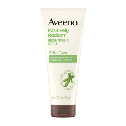 Aveeno Positively Radiant Skin Brightening Daily Facial Scrub with Moisture-Rich Soy Extract