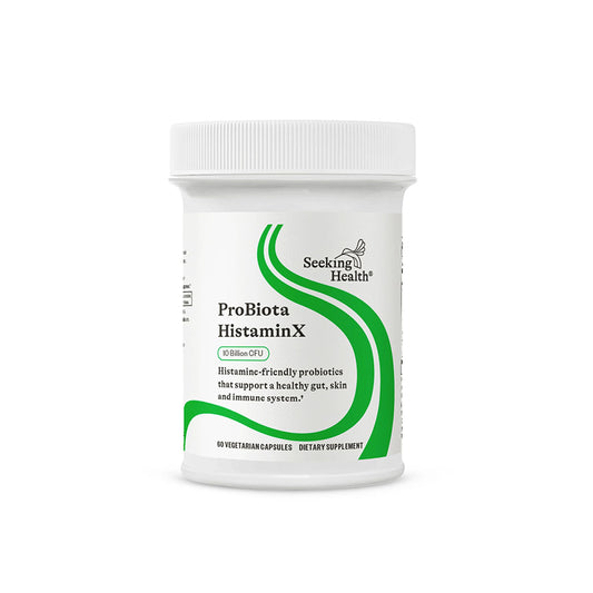 Seeking Health ProBiota HistaminX - Digestion Supplement for Gut Health Support - Support Histamine with Lactobacillus Plantarum & Lactobacillus Salivarius - Support Immune & Skin Health - 60 Capsules Seeking HealthBuy Supplements Australia