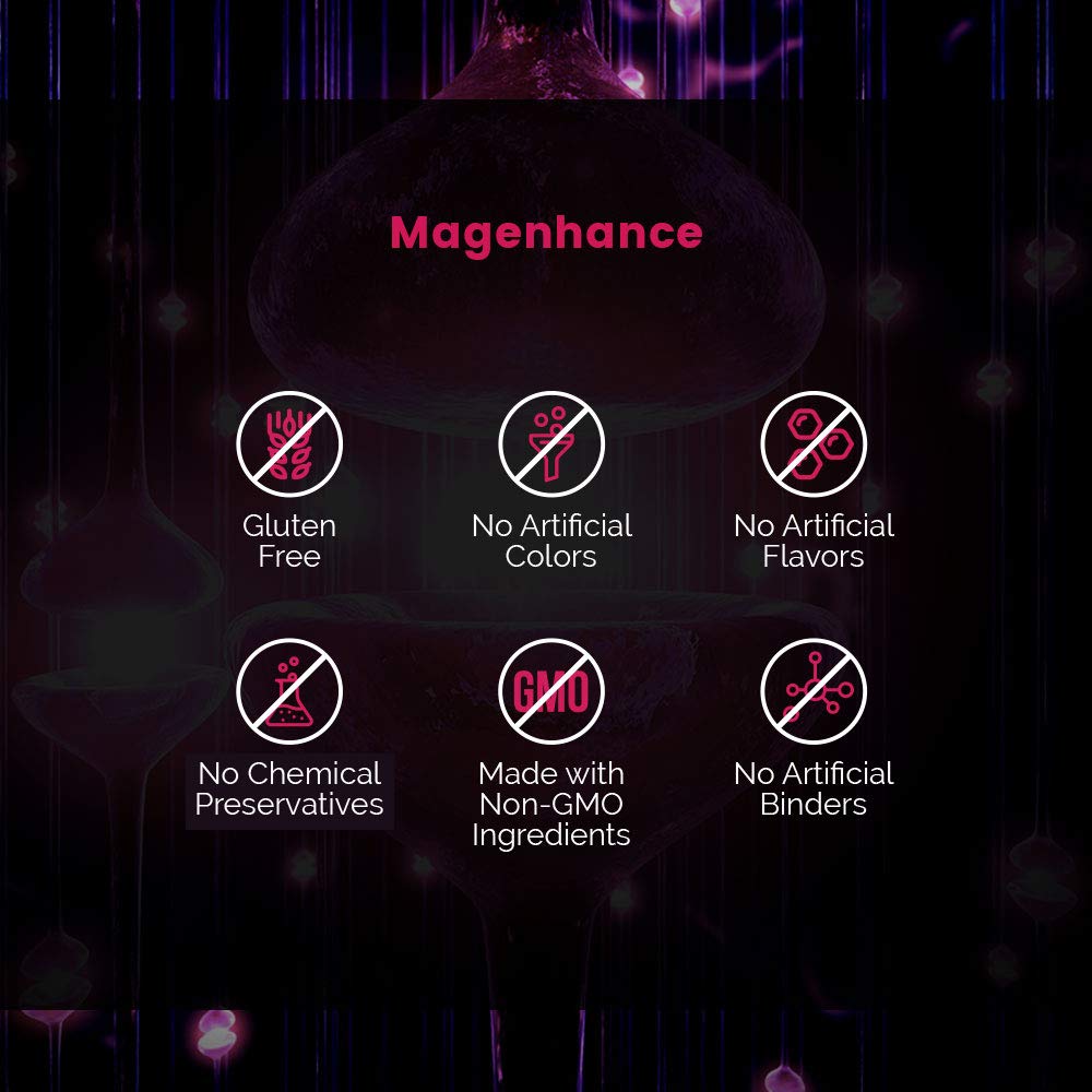 Intelligent Labs MagEnhance Magtein Magnesium Complex Supplement L-Threonate with Magnesium Glycinate and Taurate, 90 Capsules Intelligent Labs buy supplements Au