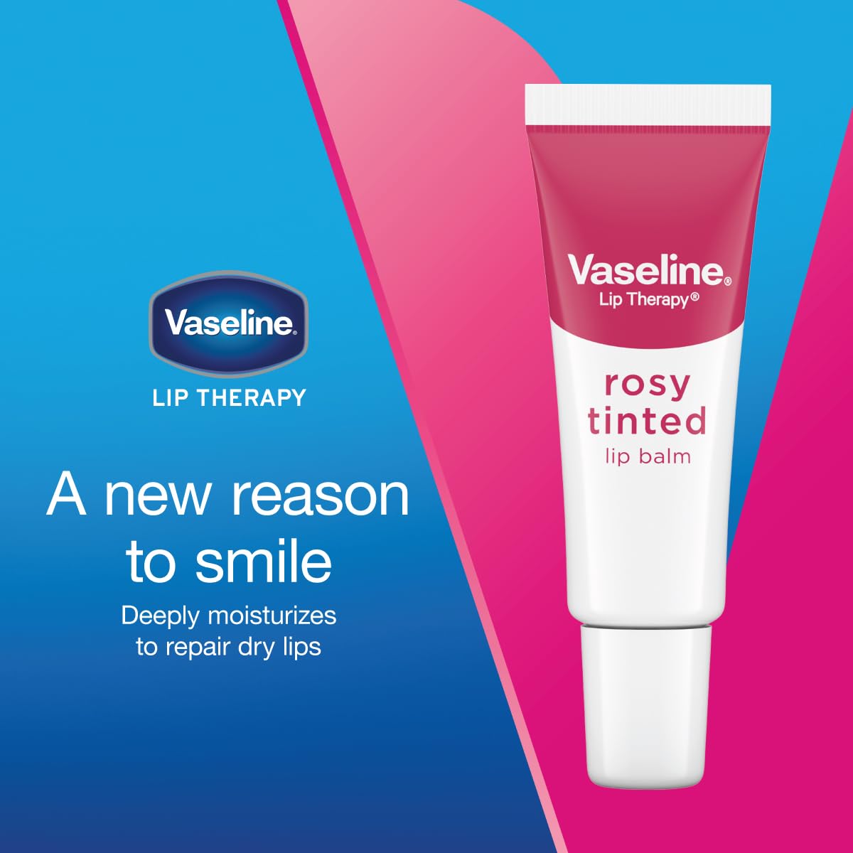 Vaseline Lip Therapy Rosy Lips Moisturizing Lip Balm - Twin Pack (2-Pack) VaselineBuy Supplements Australia