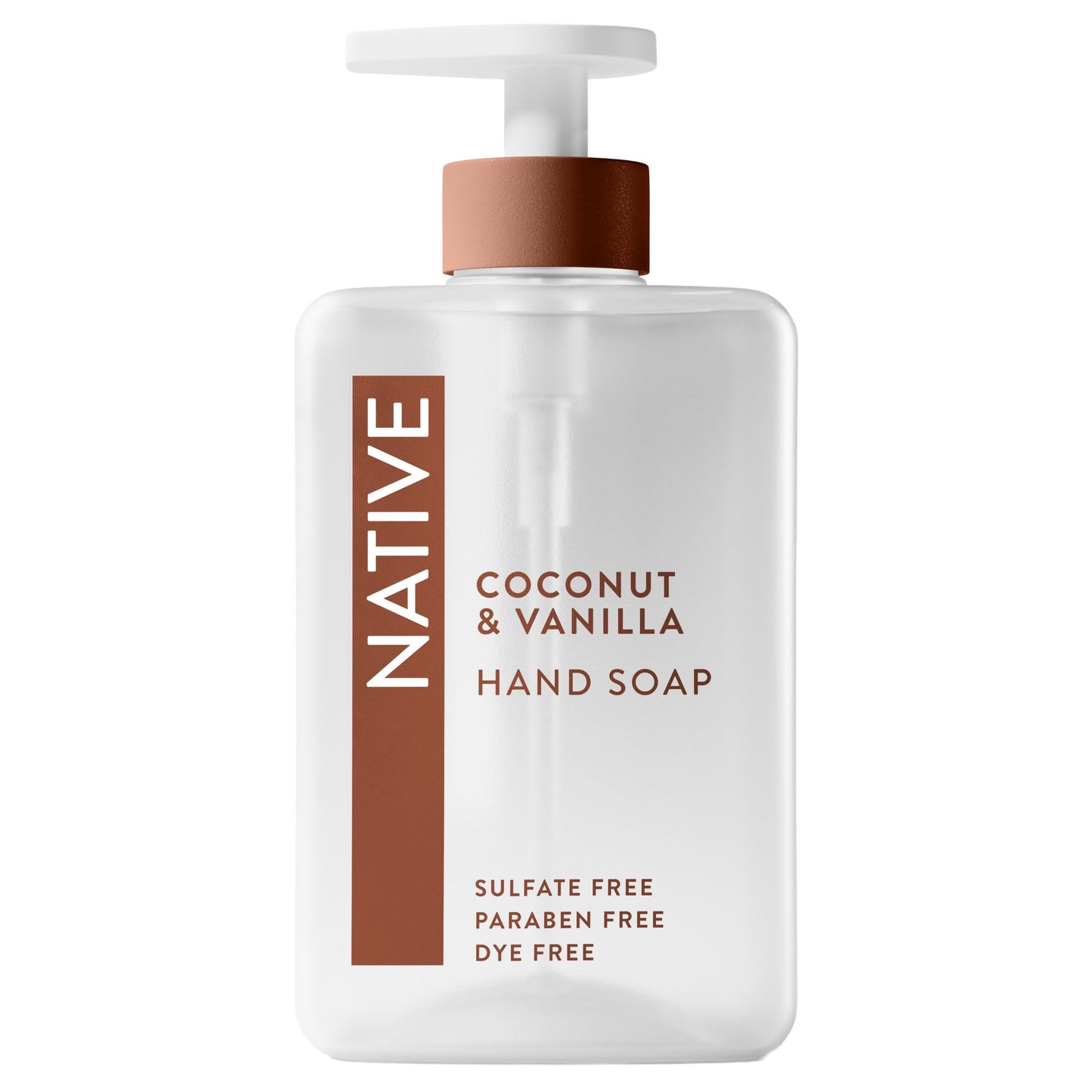 Native Liquid Hand Soap, Coconut & Vanilla Scent, Non-Drying Formula for Soft, Smooth Hands