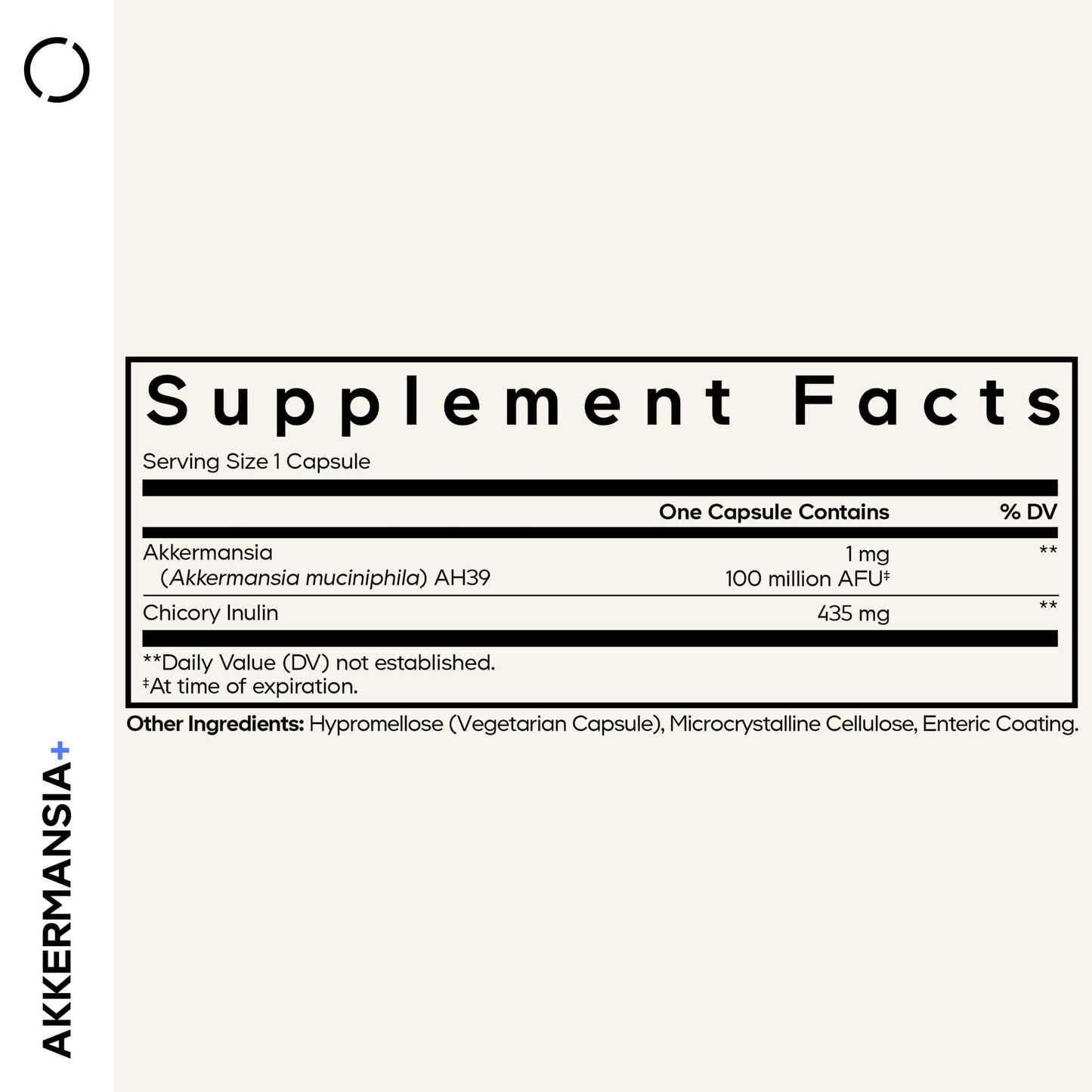 Codeage Akkermansia Muciniphila Probiotic Supplement - 3-Month Supply of Akkermansia & Chicory Inulin - Daily Synbiotic Probiotic Chicory Root - 100 Million AFUs - Gluten-Free - 90 Capsules CodeageBuy Supplements Australia