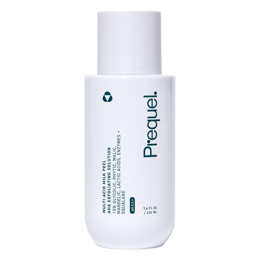 Prequel Skin Multi-Acid Milk Peel, Professional Exfoliating Solution. 15% Glycolic Acid Face Peel with Lactic Acid and Enzymes