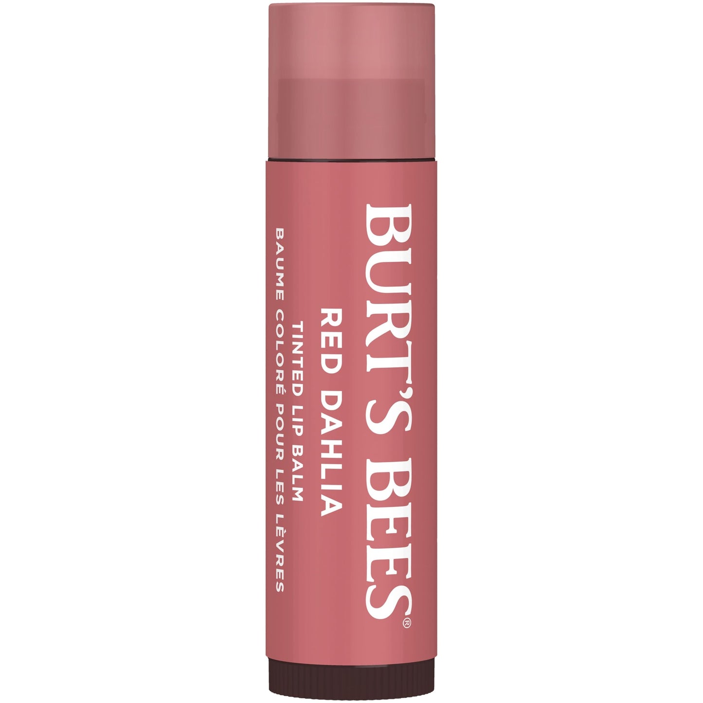 Burt's Bees Lip Tint Balm with Long Lasting 2 in 1 Duo Tinted Balm Formula, Color Infused with Deeply Hydrating Shea Butter for a Natural Looking Buildable Finish, Fiery Red Dahlia (2-Pack) Burt's BeesBuy Supplements Australia