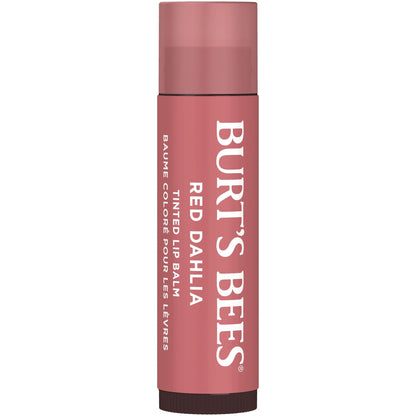 Burt's Bees Lip Tint Balm with Long Lasting 2 in 1 Duo Tinted Balm Formula, Color Infused with Deeply Hydrating Shea Butter for a Natural Looking Buildable Finish, Fiery Red Dahlia (2-Pack) Burt's BeesBuy Supplements Australia