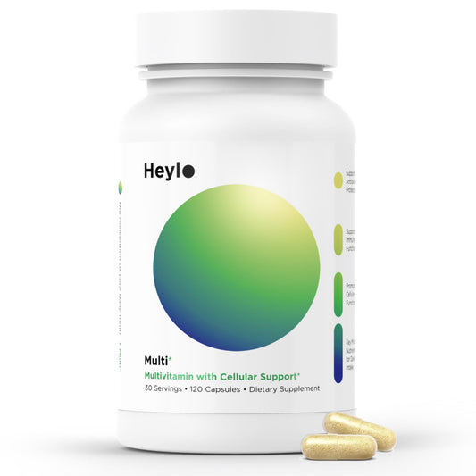 Heylo Multi+ Advanced Multivitamin Supplement – Boosts Energy, Enhances Immune Support, Provides Antioxidant Protection, Promotes Detoxification