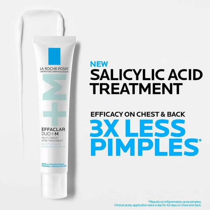 La Roche-Posay Effaclar Salicylic Acid Acne Treatment For Face, Mattifying Acne Gel Cream Spot Treatment for Blackheads