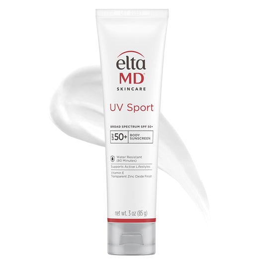 EltaMD UV Sport Sunscreen Lotion SPF 50 - Face and Body Sunscreen SPF 50, Water & Sweat Resistant