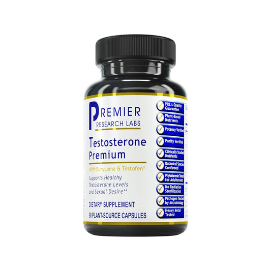 Premier Research Labs Testosterone Premium - Testosterone Supplement for Men, All Natural Testosterone Complex, Premier Labs Testosterone Support, Fenugreek, Cordyceps & Maca - 90 Vegetarian Capsules Premier Research LabsBuy Supplements Australia