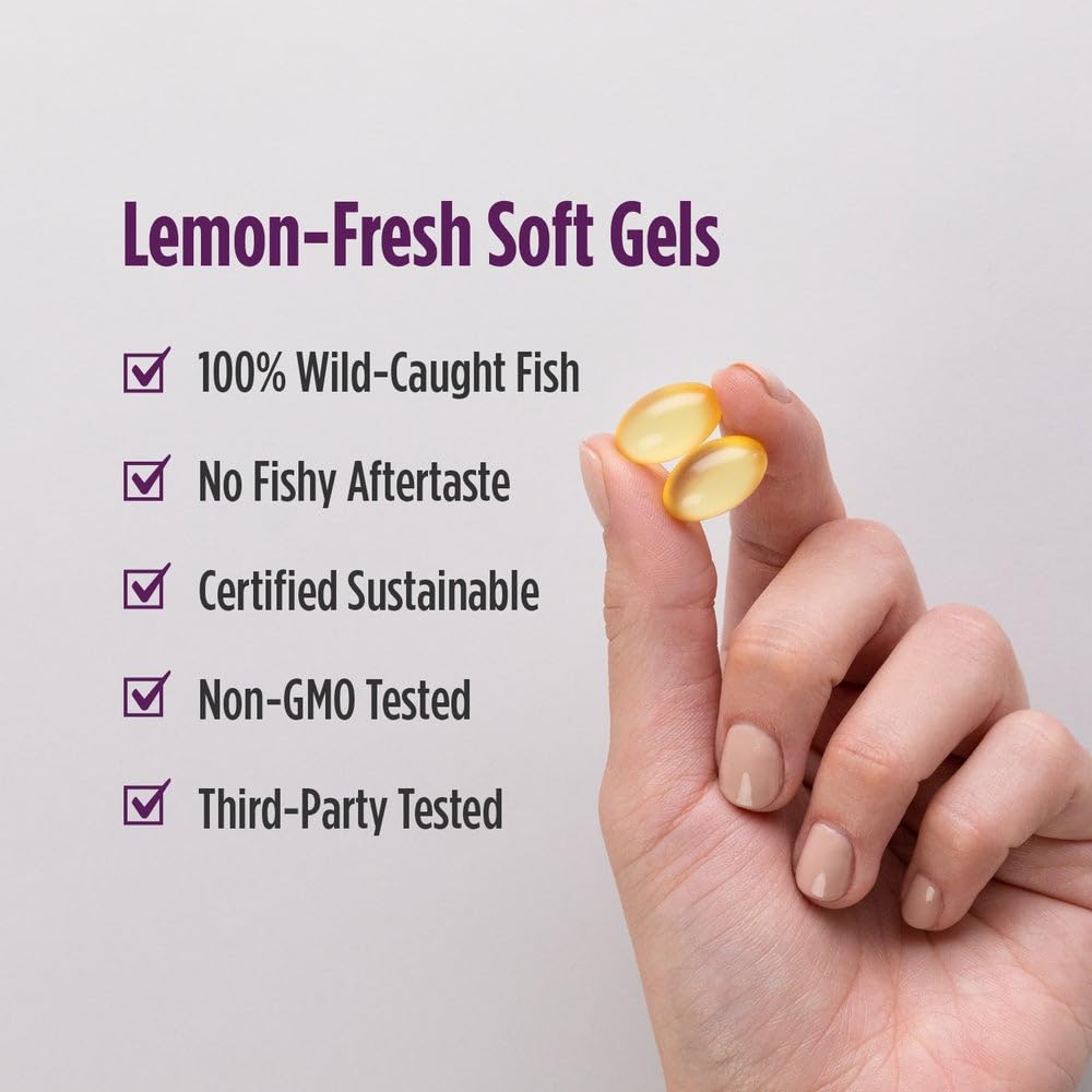 Nordic Naturals Omega Woman, Lemon - 120 Soft Gels - 500 mg Omega-3 + 800 mg Evening Primrose Oil - Healthy Skin & Optimal Wellness - Non-GMO - 60 Servings Nordic NaturalsBuy Supplements Australia