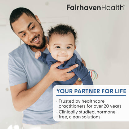 Fairhaven Health FertilAid for Men | Male Fertility Supplement for Count and Motility | Pre-Conception Support with L-Carnitine, CoQ10, Maca and Zinc | 90 Capsules | 3 Month Supply Fairhaven HealthBuy Supplements Australia