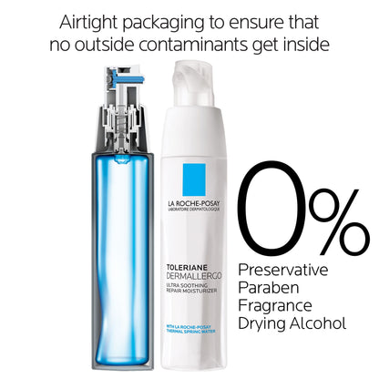 La Roche-Posay Toleriane Dermallergo Ultra Soothing Repair Face Moisturizer for Sensitive Skin, Gentle Moisturizing Face