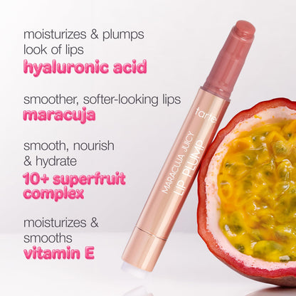 tarte maracuja juicy lip plump – Hydrating & Volumizing Lip Plumper Gloss Balm with Nourishing Hyaluronic Acid, Plumps & Moisturizes, Vegan & Cruelty-Free, full size, mocha