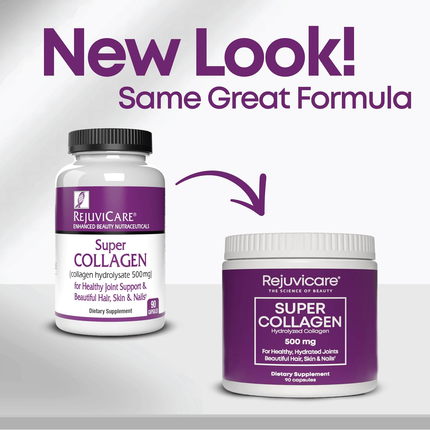 Rejuvicare Super Collagen Capsules for Beauty, Healthy Joints, Hair, Skin, & Nails, 90 Servings, Multi, (N8745) Rejuvicare buy supplements Au