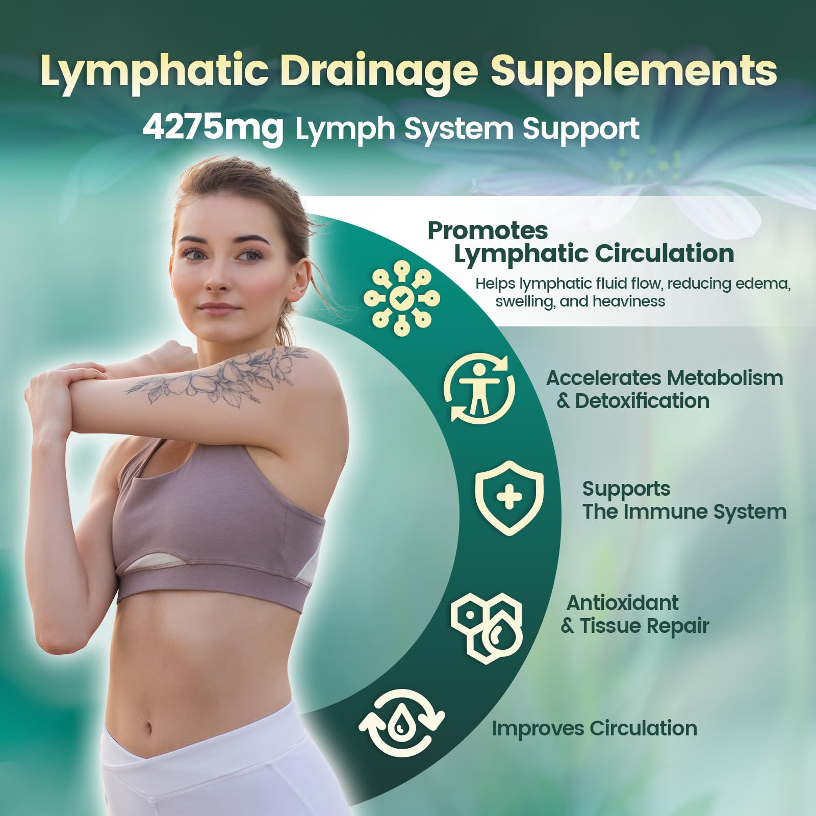 Lymphatic Drainage Supplements, 240 Softgels, Lymph System Support Supplement for Women & Men, 21-in-1 Herbal Blend with Echinacea, Dandelion, Burdock, Bromelain, Calendula, Turmeric & More, 1 Bag VivoNu buy supplements Au