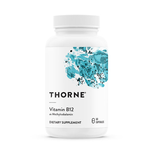 THORNE - Vitamin B12 - as Methylcobalamin - Supports Heart & Nerve Health, Blood Cell Function, Restful Sleep & Methylation* - Third-Party Certified