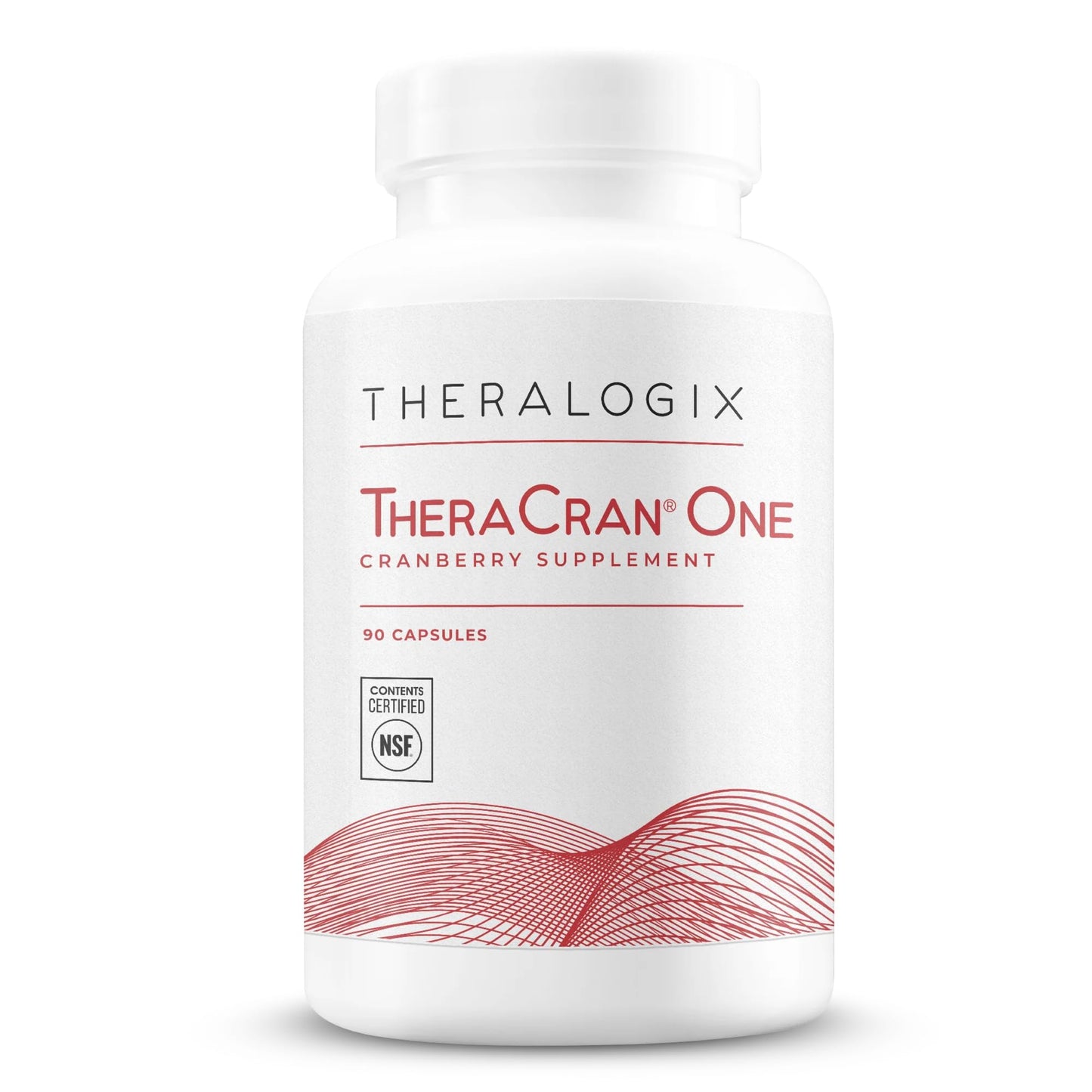 Theralogix TheraCran One Cranberry Capsules - 90-Day Supply - Supplement for Men & Women - to Support Urinary Tract Health* - 36mg Soluble PACs per Capsule