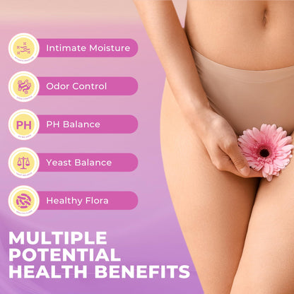 BAKAKOUL Feminine Probiotics Gummies for Women, Vaginal Probiotics with Slippery Elm,Prebiotics & Probiotics Supports pH Balance,Immune Health, Vegan