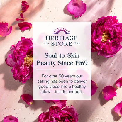 HERITAGE STORE Rosewater & Glycerin Hydrating Facial Mist - Dry Combination Skin Care