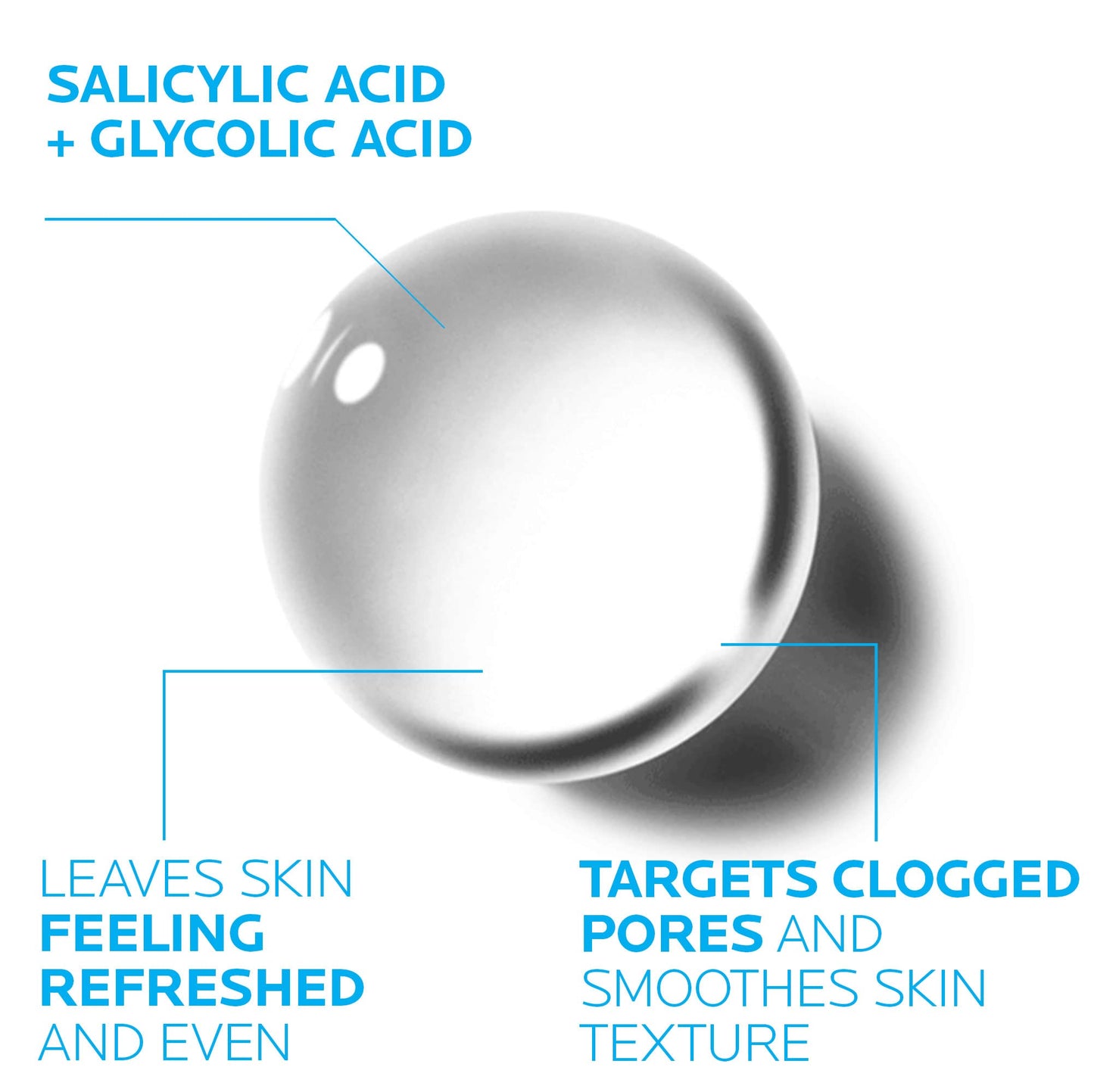 La Roche-Posay Effaclar Clarifying Solution Acne Toner with Salicylic Acid and Glycolic Acid