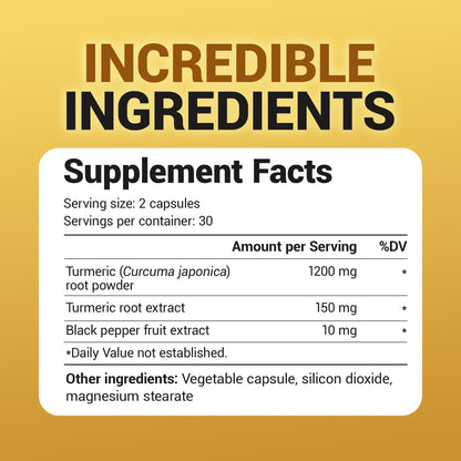 Dr. Berg (Only 2 Per Day) Turmeric Supplement with Black Pepper (BioPerine) - 1350 mg Turmeric Curcumin Supplement with 95% Curcuminoids – Turmeric Curcumin with Black Pepper – 60 Turmeric Capsules Dr. Berg NutritionalsBuy Supplements Australia