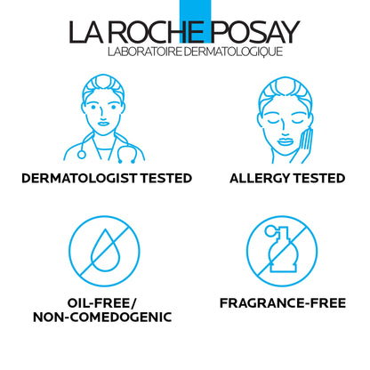 La Roche-Posay Toleraine Skin Care Set, Double Repair Face Moisturizer 100ml & Purifying Foaming Facial Cleanser 50ml, Oil Free Moisturizer & Face Wash For Oily Skin,