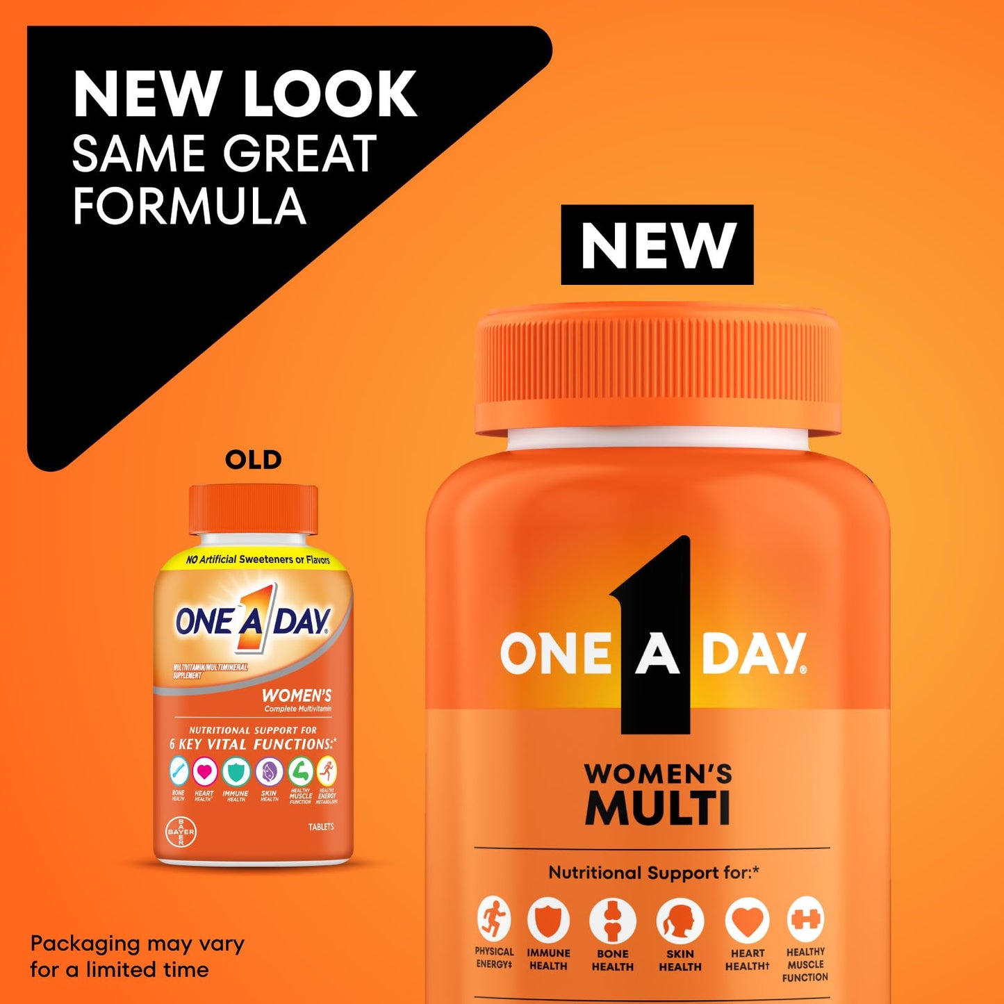 One A Day Multivitamin for Women- Daily Vitamins for Woman with Biotin, Calcium, Folic Acid, Iron & Zinc, Complete Women’s Vitamins