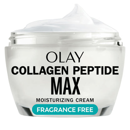 Olay Collagen Peptide Face Moisturizer, Firming Cream for Women, Fragrance-Free, Non-Greasy - Hydrating, Anti-Aging, Anti-Wrinkle