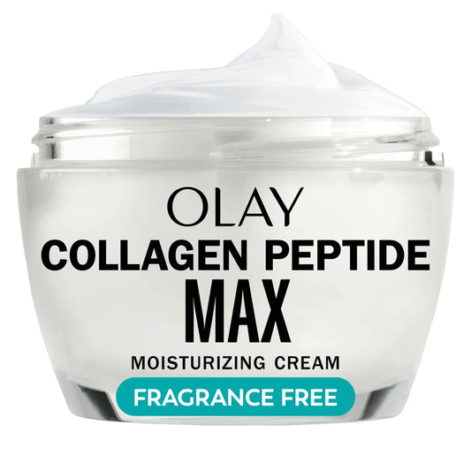 Olay Collagen Peptide Face Moisturizer, Firming Cream for Women, Fragrance-Free, Non-Greasy - Hydrating, Anti-Aging, Anti-Wrinkle