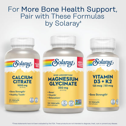 SOLARAY Magnesium Glycinate Capsules, Chelated Magnesium Bisglycinate w/BioPerine, Higher Absorption Magnesium Supplement - Bones, Muscles, Heart Support, Vegan (30 Servings, 120 VegCaps) SOLARAYBuy Supplements Australia