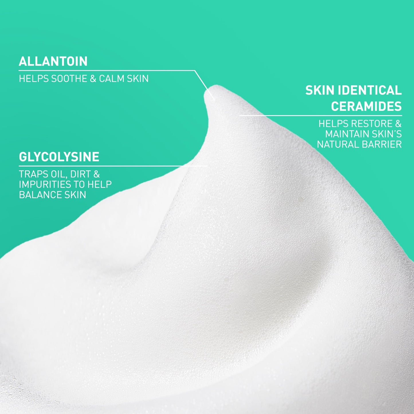 CeraVe Balancing Air Foam Face Wash, Foaming Facial Cleanser For Combination Skin, 8HR Oil Control + 24HR Hydration