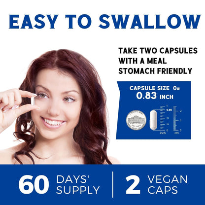 Vitalibre 10 in 1 Magnesium Complex, 420mg Elemental Magnesium | Ultra Strength, Max Absorption | Chelated Magnesium Supplement for Nerves, Bone & Heart Health | Non-GMO, 120 Vegan Capsules VitalibreBuy Supplements Australia