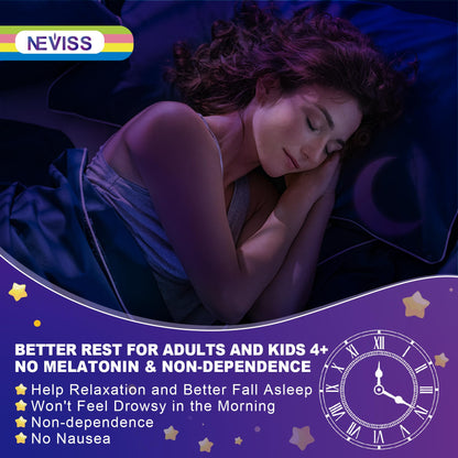 Neviss Magnesium Glycinate + Calcium Filled Gummies for Adults and Kids 4+, Kids Sleep Gummies Melatonin Free, Sugar Free Magnesium Supplement with B6 D3, L-Theanine for Zzz & Relax, Brain,Bone,Muscle NEVISSBuy Supplements Australia