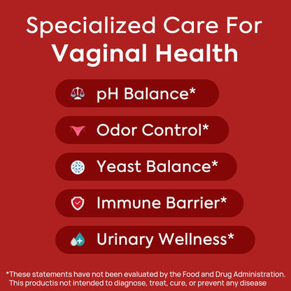 HerAure Vaginal Probiotics for Women - pH Balance, Healthy Vaginal Odor, Vaginal Flora, Yeast Balance, Women Probiotics and Prebiotics, Immune Support