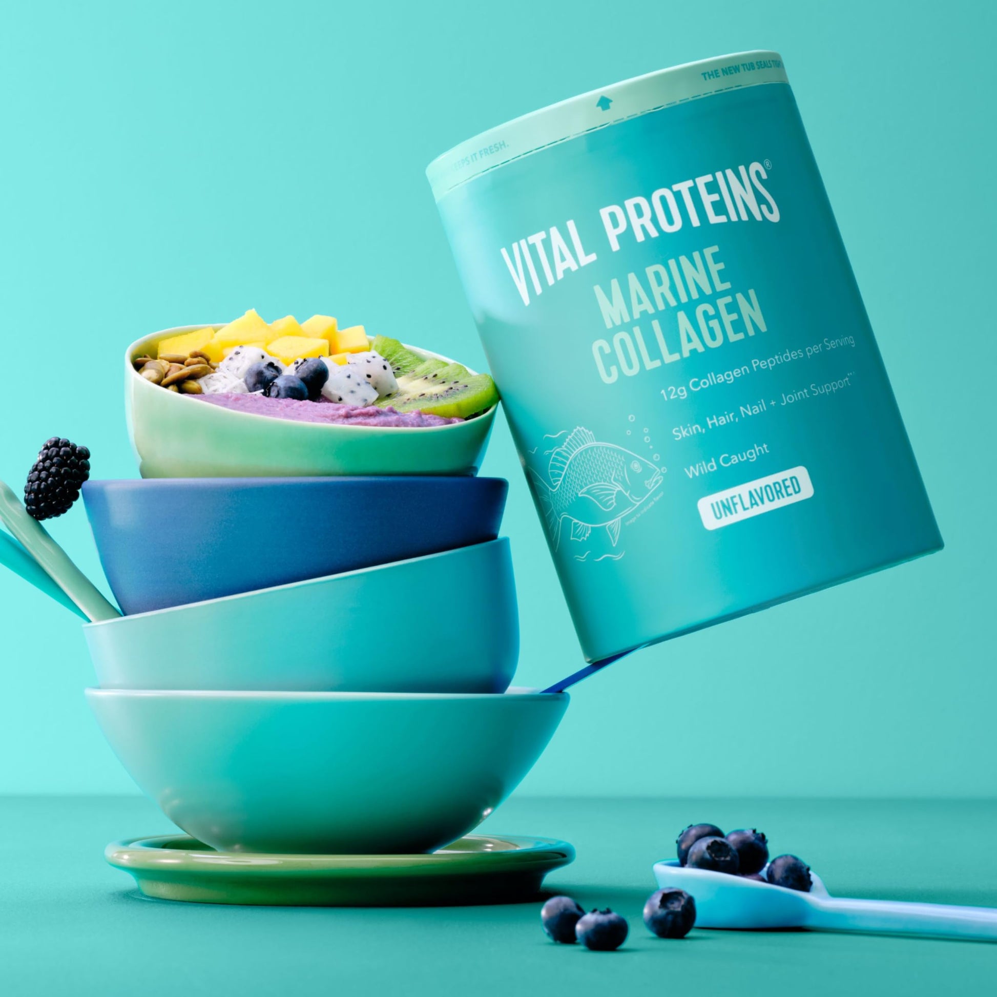 Vital Proteins Marine Collagen Peptides Powder Supplement for Skin Hair Nail Joint - Hydrolyzed Collagen - 12g per Serving - 7.8 oz Canister Vital Proteins buy supplements Au