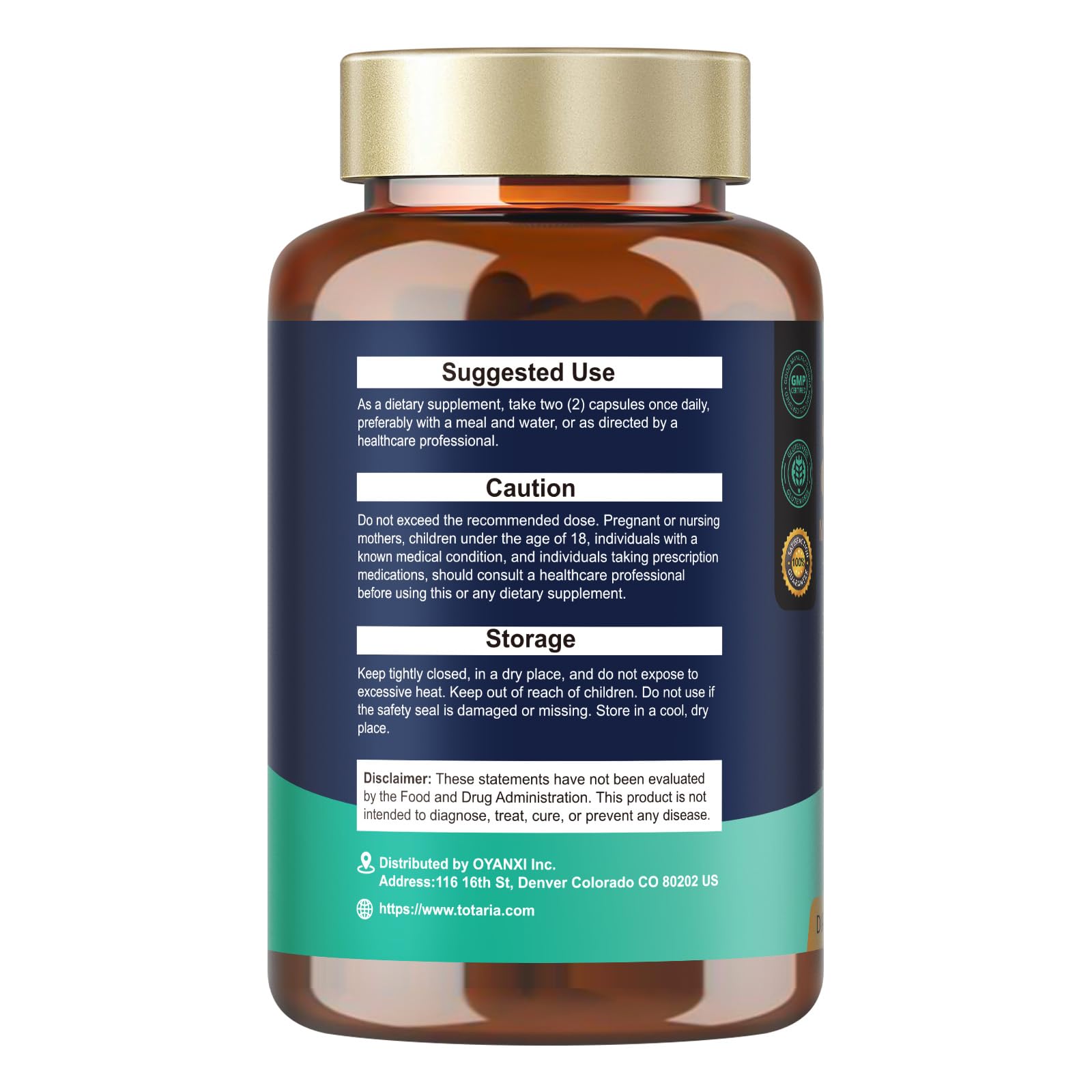 25-in-1 Magnesium Complex with Methylated B Complex Magnesium Glycinate Citrate Malate Taurate Gluconate Aspartate Carbonate D3 K2, Magnesium Supplement for Relaxation Energy & Nerve, 120 Vegan Caps Totaria buy supplements Au