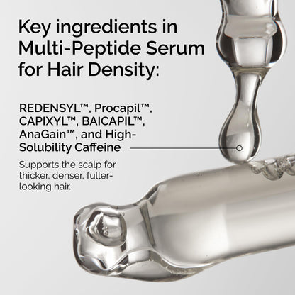 The Ordinary Multi-Peptide Serum for Hair Density, Peptide-Powered Formula for Thicker, Fuller Looking Hair, 2 Fl Oz