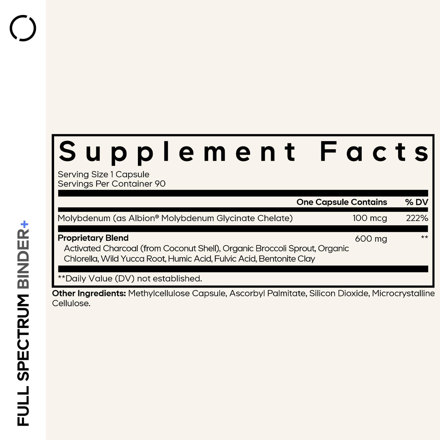 Codeage Binder + Systemic Binder Supplement - Activated Charcoal Pills, Bentonite Clay Mineral Powder, Fulvic & Humic Acids, Molybdenum, Carbon Forms - 90 Capsules CodeageBuy Supplements Australia