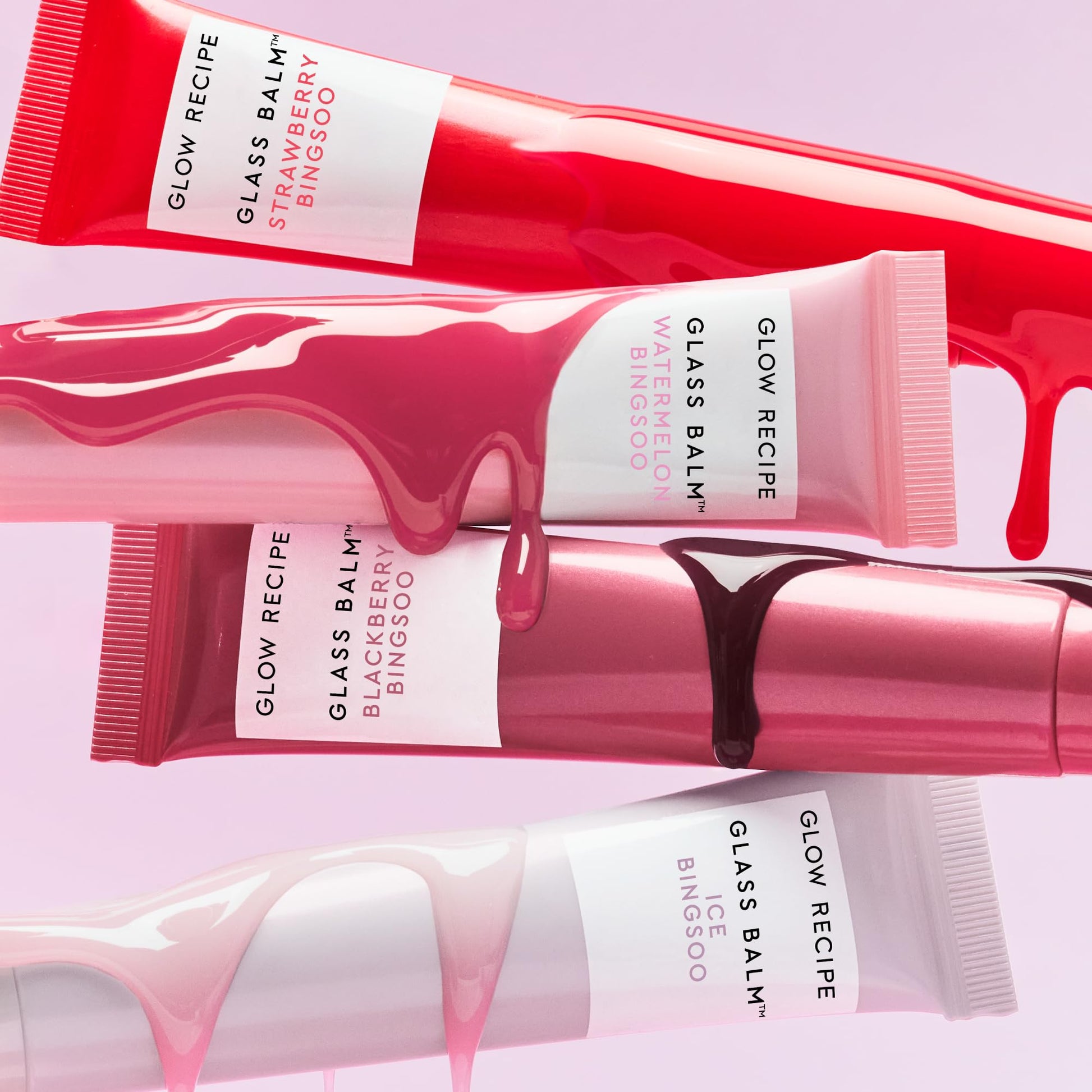 Glow Recipe Glass Balm Lip Treatment - 12Hr Hydrating Lip Balm & Moisturizer with Hyaluronic Acid to Smooth, Plump & Protect from Dryness - Sheer Soft Pink Tint, Watermelon Bingsoo (15 ml) Glow RecipeBuy Supplements Australia