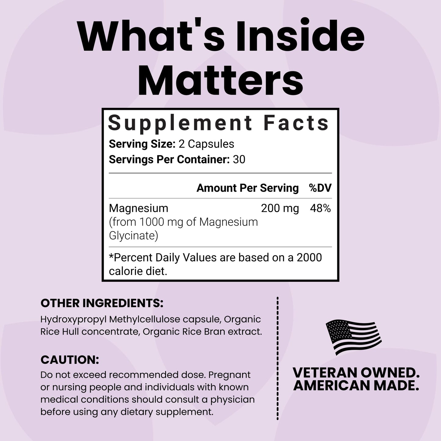 Luma Nutrition Magnesium Glycinate 1000mg - Support Stress, Sleep, Nerve & Muscle Health - 500mg Pure Magnesium Supplement Capsules - Chelated for High Absorption - 60 Veggie Capsules Luma NutritionBuy Supplements Australia